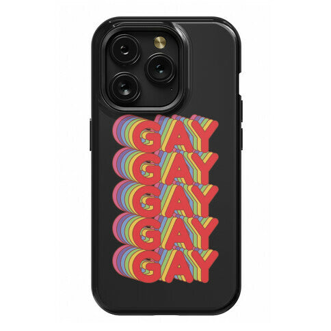 Gay Retro Rainbow Phone Case